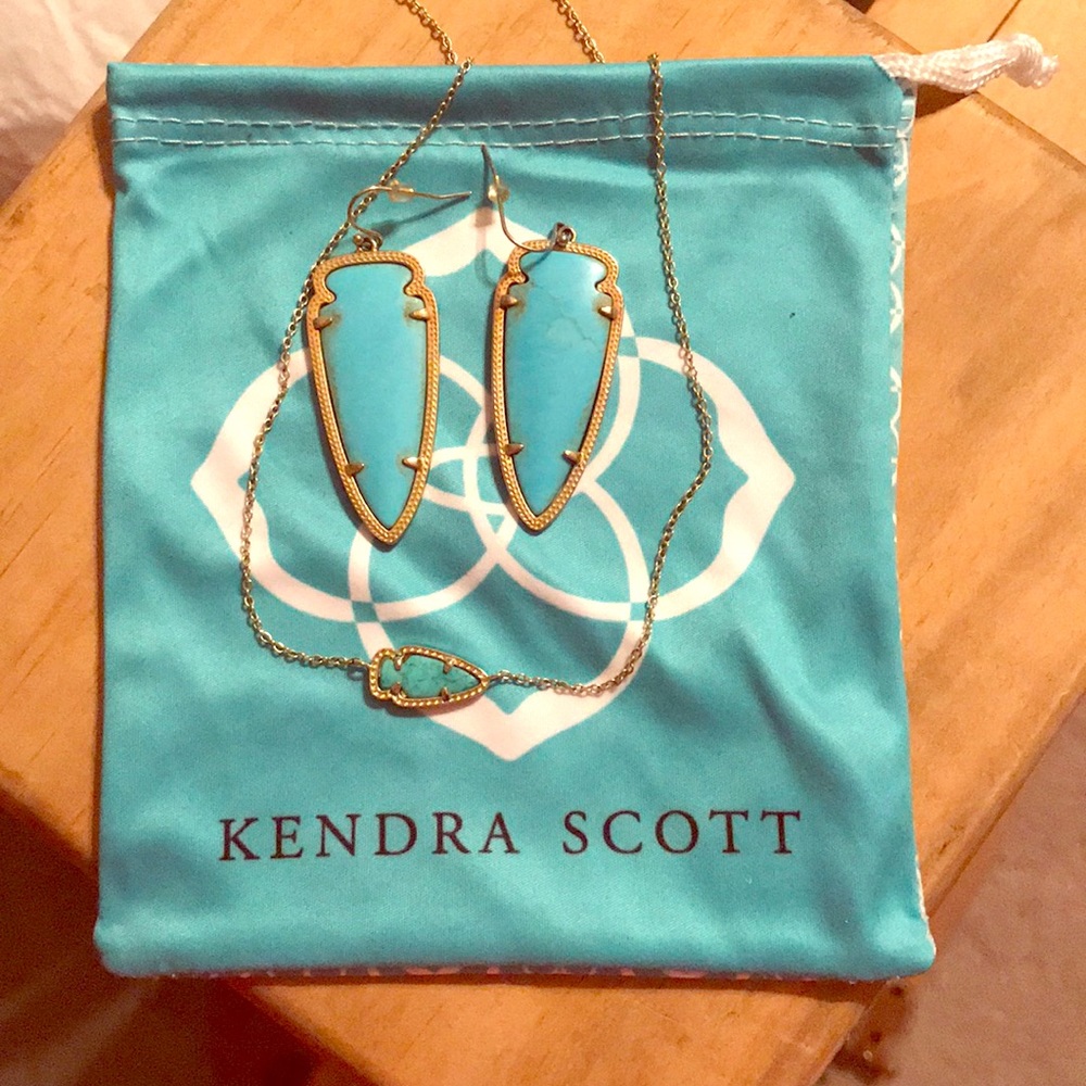 Kendra Scott Skylie necklace & Skylar earrings